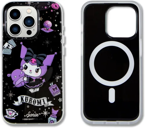 Sonix x Sanrio - Funda para iPhone 15 Pro, compatible con MagSafe, probada en caídas de 10 pies, adivinador Kuromi