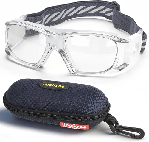 Miniatura 9 de SooGree Anteojos deportivos para hombres y mujeres, para baloncesto, fútbol, deportes, antiniebla, choque, colisión, gafas de uso