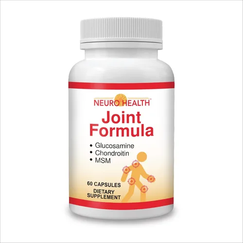 Neuro Health Fórmula articular con glucosamina, condroitina y MSM, 60 cápsulas (1 botella) Cúrcuma/Suplemento de apoyo articular para huesos,