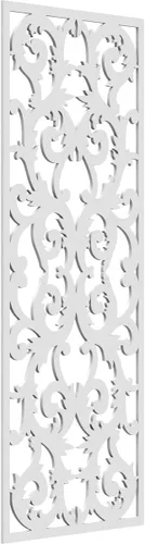 Miniatura 68 de Meadville Paneles decorativos de pared de madera con calado, 9 3/8 pulgadas de ancho x 24 3/8 pulgadas de alto x 1/4 de alto, aliso