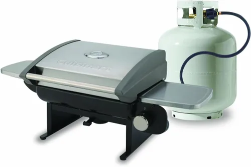 Miniatura 6 de Cuisinart CGG180 CGG-180 Petit Gourmet - Parrilla de gas con VersaStand, Rojo, 31.5 pulgadas de alto x 16.5 pulgadas de ancho x 16 pulgadas de largo