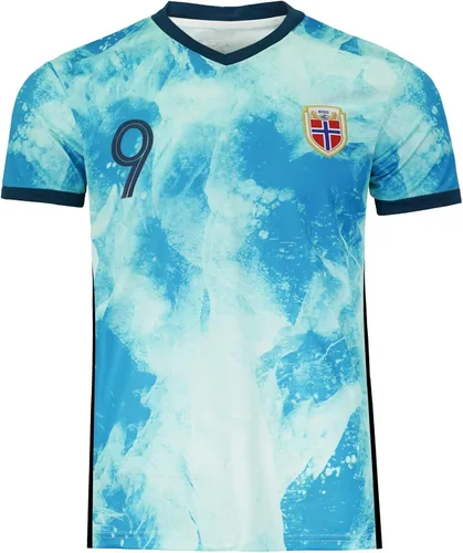 Miniatura 2 de Norway HAALAND #9 Away - Camiseta de fútbol para adulto, tallas para adulto