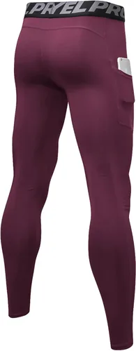 Miniatura 15 de SPVISE Pantalones de compresión para hombre, leggings para deportes, gimnasio, mallas atléticas frescas y secas, capa base para correr, fútbol