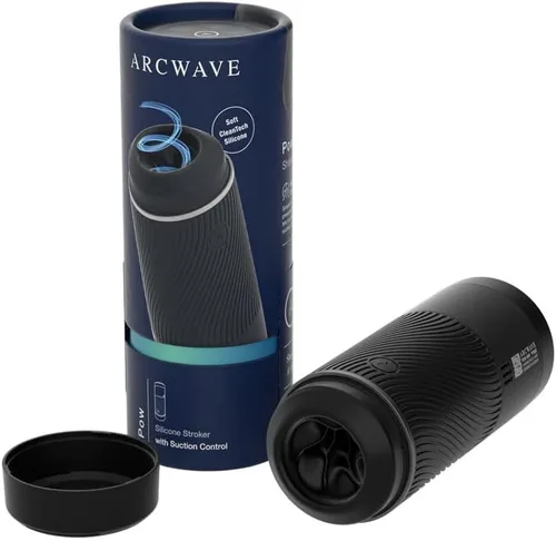 Arcwave Pow Masturbador masculino manual para adultos, juguetes sexuales para hombres | Masturbador masculino con control de succión de intensidad |