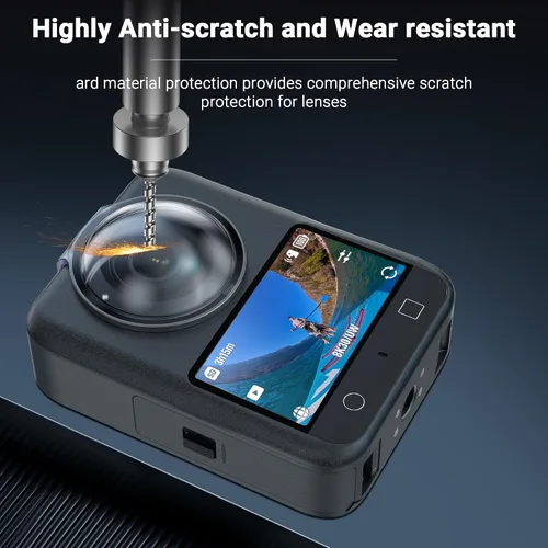 Miniatura 4 de CYNOVA Osmo 360 Protector de lente para accesorios DJI Osmo 360 – Funda protectora de PC con 95% de transmisión de luz, antiarañazos y a prueba