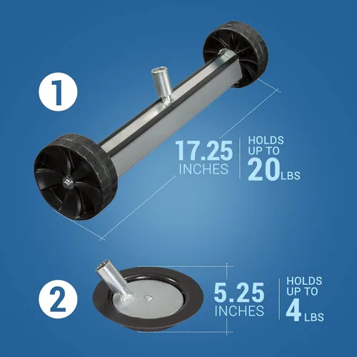 Miniatura 6 de Kit combinado de imán de liberación rápida 2 en 1, barredora magnética de 14 pulgadas y disco de 3 pulgadas para una fácil limpieza de residuos