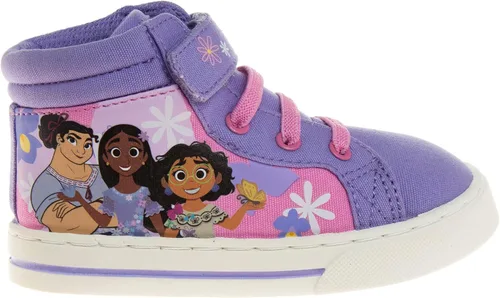 Miniatura 5 de Disney Encanto Shoes - Tenis de lona para niña, Mirabel Luisa Isabella, personaje de princesa, atléticos, casuales, de lona, sin cordones