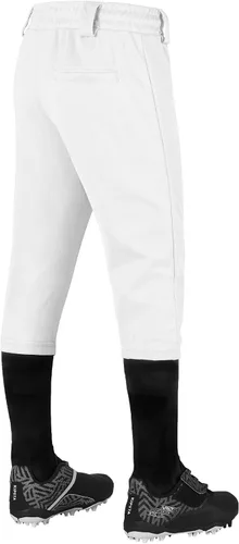 Miniatura 2 de QBK 2T3T4T5T a jóvenes niños pequeños Pantalones de béisbol Pantalones de béisbol Pantalones de sóftbol para niños pequeños Pantalones de béisbol