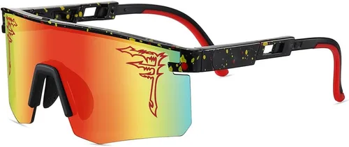 Miniatura 12 de ACEXPNM Gafas de sol de béisbol de dos tamaños UV400 para adultos, niños y jóvenes, hombres y mujeres, para deportes al aire libre