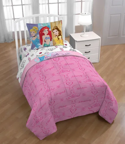 Miniatura 6 de Disney Princess "Aventuras de amistad" 7 piezas, juego de cama completo en una bolsa Princesa