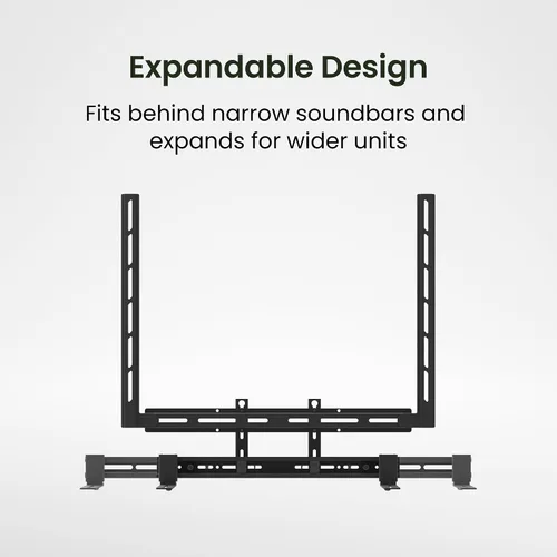 Miniatura 3 de Kanto SB250 Premium Barra de sonido universal para TV y soporte de pared - Soporta barras de sonido de hasta 22 libras - Se adapta a la mayoría