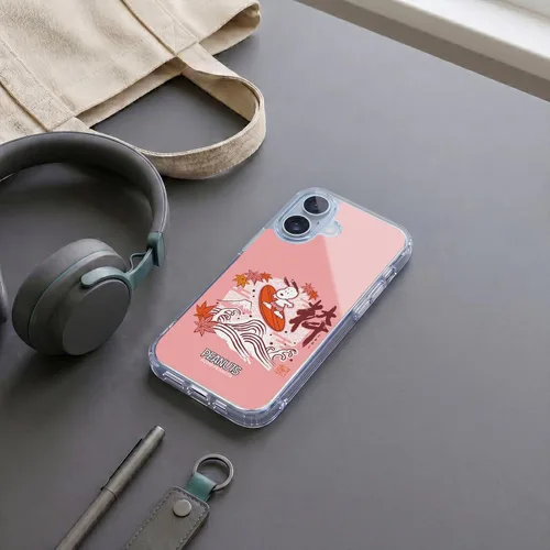 Miniatura 438 de Carcasa de gel para iPhone 7 Plus/iPhone 8 Plus, diseño de Snoopy Oriental de Peanuts, Badges