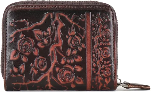 Miniatura 7 de LETEULO Cartera de cuero con cremallera para mujer, organizador de tarjetas, bolso pequeño con 12 ranuras para tarjetas
