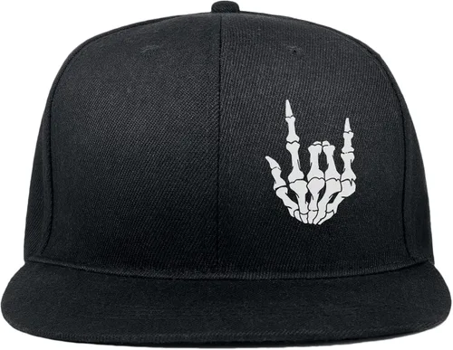 Miniatura 2 de Snapback Hats for Men Black Trucker Flat Bill Mens Fitted Colorado Classic Baseball Cap