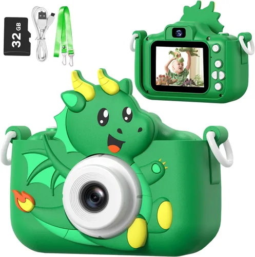 Miniatura 9 de Goopow - Cámara de selfie digital para niños, juguete de cámara de video para niñas de 3 a 9 años con cubierta protectora, regalos de Navidad