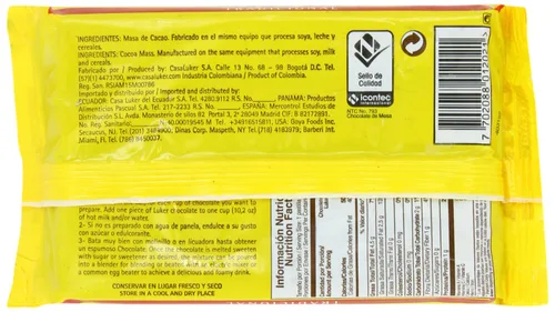 Miniatura 2 de Luker Chocolate (Amargo), 8.8 onzas