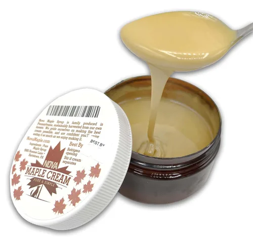 Miniatura 4 de Nova Maple Cream - Crema de Mantequilla de Arce Puro Grado A para Untar (1 libra)