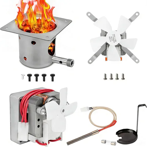Miniatura 10 de GRISUN Kit de Olla de Fuego y Varilla de Encendido para Traeger, Parrilla de Pellets Pit Boss, Olla de Fuego Esmaltada en Porcelana Mejorada