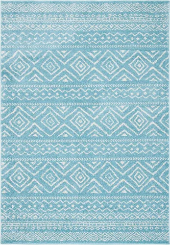 Miniatura 58 de SAFAVIEH Tulum Collection - Alfombra decorativa de 2 x 4 pies, diseño marroquí bohemio envejecido, no desprende pelusa y fácil de limpiar, ideal