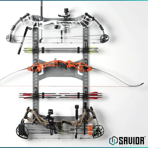 Miniatura 8 de Savior Equipment Sistema de rack de pared de acero resistente, paneles de pared de acero resistente, almacenamiento de montaje en pared, 5 o 10 Gris
