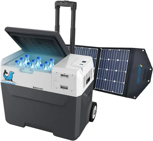 Miniatura 12 de ACOPOWER LiONCooler Pro HY-COMBO-PX30 - Congelador solar portátil de 32 cuartos de galón y panel solar de 90 W, kit combinado para camión, caravana