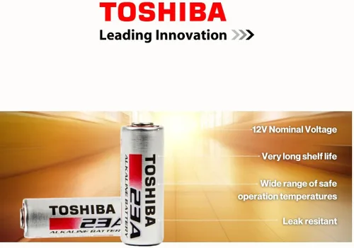 Miniatura 2 de Toshiba Batería alcalina 23A GP23AE MN21 23GA de 12 voltios (100 baterías)