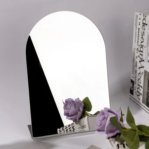 Miniatura 4 de Espejo de mesa para escritorio, espejo organizador de maquillaje, espejos irrompibles, espejos de maquillaje de viaje, espejo de maquillaje