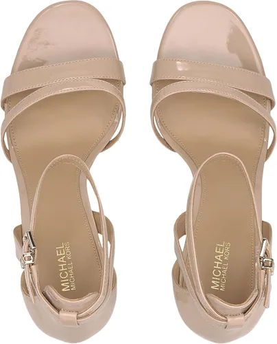 Miniatura 4 de Michael Michael Kors Kimberly - Sandalias de tacón con tiras y correa al tobillo para mujer