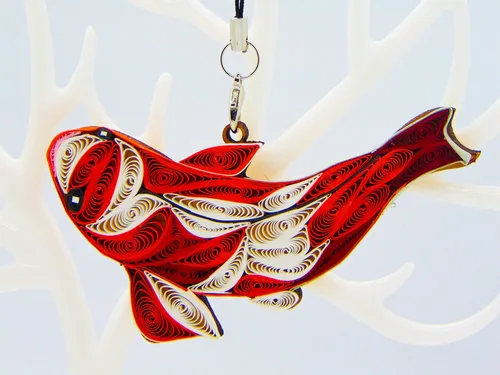 Miniatura 16 de Bulldog francés, decoración para el hogar, decoración navideña, adorno hecho a mano para amantes de los animales, adorno quilled, bolso, mochila