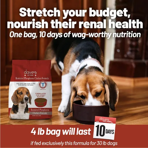 Miniatura 8 de Dave's Pet Food Kidney Care - Alimento para perros (fórmula de pollo desmenuzable), sin receta, bajo en fósforo, bajo en proteínas, soporte renal