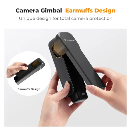 Miniatura 3 de K&F CONCEPT Funda protectora de cardán compatible con DJI Osmo Pocket 3 Creator Combo, funda rígida portátil con forro suave, accesorios de bolsillo