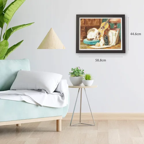 Miniatura 2 de Pintoo Rompecabezas de 1200 piezas para adultos – Henriette Ronner – The Harmonists Hermoso rompecabezas de plástico para decoración del hogar, cero