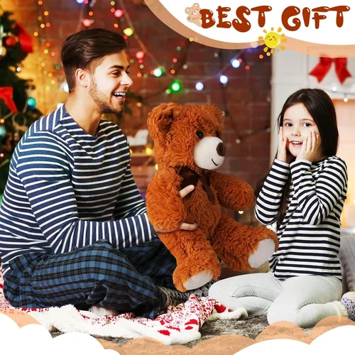 Miniatura 5 de Zhanmai 18 osos de peluche de 14 pulgadas, regalos a granel, juguetes de oso de peluche para cumpleaños, baby shower, graduación, recuerdos