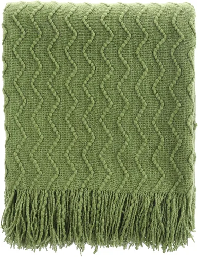Miniatura 17 de BATTILO HOME Manta amarilla para sofá, manta dorada suave con textura, manta decorativa de punto mostaza para sofá, cama y sala de estar, 50 x 60