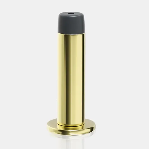 Miniatura 8 de HOMOTEK Paquete de 2 topes de puerta rígidos sólidos resistentes con punta de goma suave, protectores de pared de zinc fundido a presión de 2.8