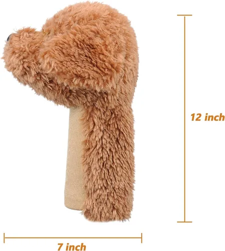 Miniatura 6 de Fundas de Golf Dibujos Cabezas, Fundas para Cabeza de Palo de Golf Labradoodle/Golden Doodle, Protector de Palo de Golf Adorable y Suave