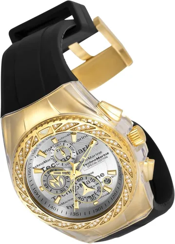 Miniatura 2 de TechnoMarine Reloj TM-117002 Glitz Gold de 1772in para hombre Oro
