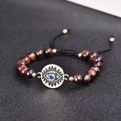 Miniatura 2 de ZPMMPZ Natural Stone Beaded Bracelet for Men Birthday Christmas