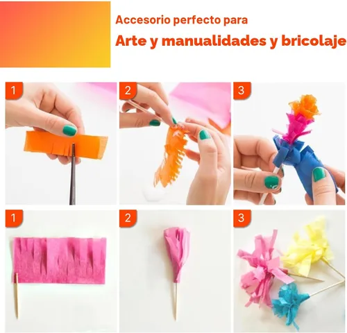 Miniatura 4 de PartyWoo Serpentinas de papel crepé, 8 unidades, 656 pies, paquete de serpentinas de papel crepé colorido arcoíris para graduación, baby shower