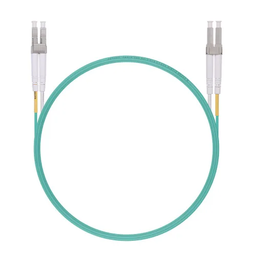 Miniatura 32 de Cable de conexión de fibra OM3 LC a LC de 0.7 ft, puente de fibra multimodo de 10 GB, LC-LC UPC dúplex MMF 50/125um, LSZH, para transceptor SFP