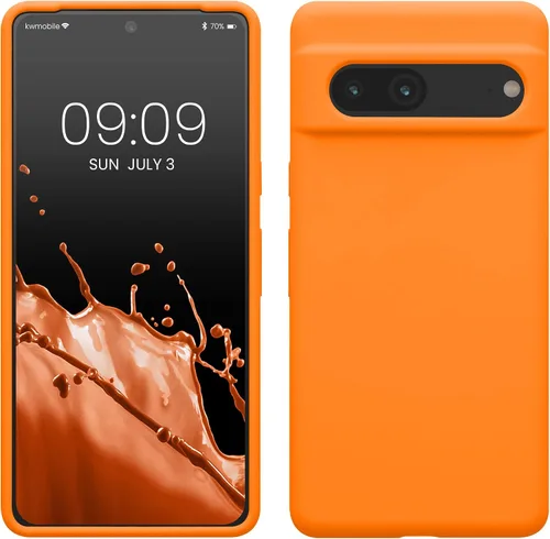 Miniatura 23 de kwmobile Funda compatible con Google Pixel 7 - Funda de silicona TPU con acabado suave - Piedra antigua