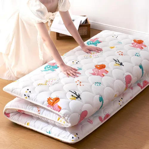 jzbearapt Colchón de Espuma Premium Japonés para Suelo Colchón Futón, 100% Espuma Cómoda de Alta Densidad, Alfombrilla Gruesa de Tatami para Dormir,