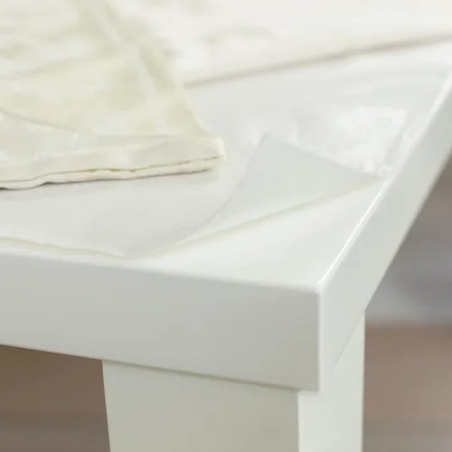 Miniatura 5 de Benson Mills Almohadilla de mesa de vinilo resistente de lujo, protector de mesa de alta calidad, impermeable con respaldo de franela, diseño
