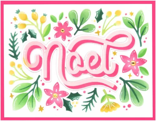 Miniatura 5 de Spellbinders Noel Foliage Bundle - Plantilla y troquel, transparente y metal