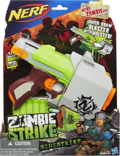 Miniatura 2 de Dinamitero de juguete Nerf Zombie Strike Sidestrike , Gris claro, lima