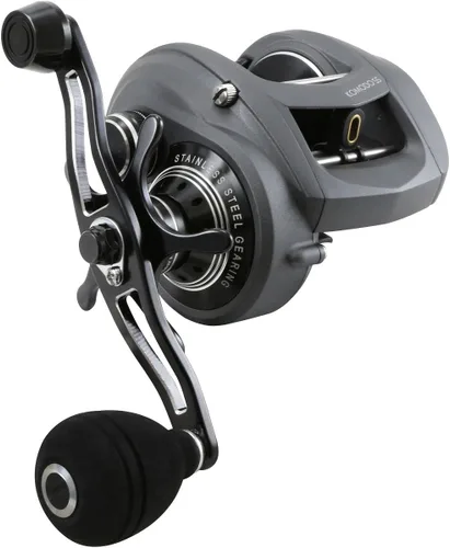 Okuma Komodo SS Marco de Aluminio de Gran Capacidad Engranajes de Acero Inoxidable Carrete de Bajo Perfil