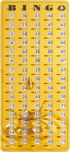 MR CHIPS Tarjeta de bingo principal con punta de dedo a prueba de atascos con ventanas deslizantes Tarjetas de llamadas de cartón grandes estilo