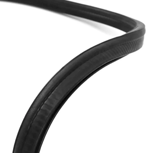 Miniatura 2 de QWORK Sello de goma EPDM de 20 pies con bombilla superior, se adapta al borde de 1/16 a 1/8 pulgadas