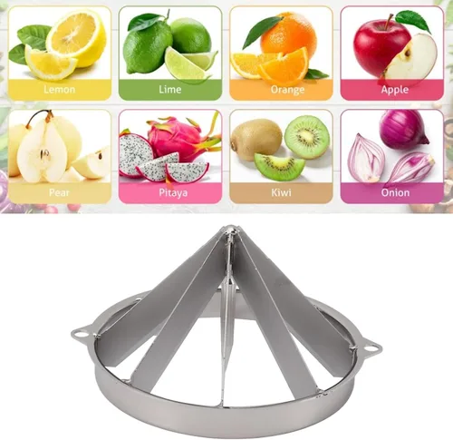 Miniatura 9 de Cuchilla cortadora de frutas de acero inoxidable desmontable y afilada para frutas, manzanas, peras, naranjas, pitaya, limón, etc., ahorro de mano