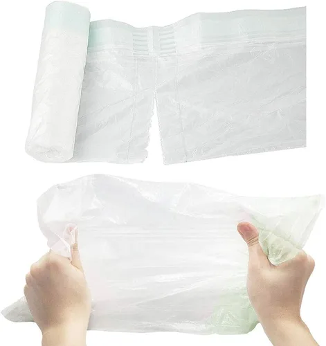Miniatura 5 de Paquete de 120 forros para silla de orinal con cordón, bolsas desechables para asiento de inodoro de entrenamiento para niños pequeños